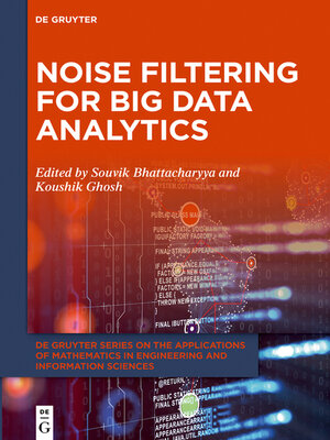 cover image of Noise Filtering for Big Data Analytics